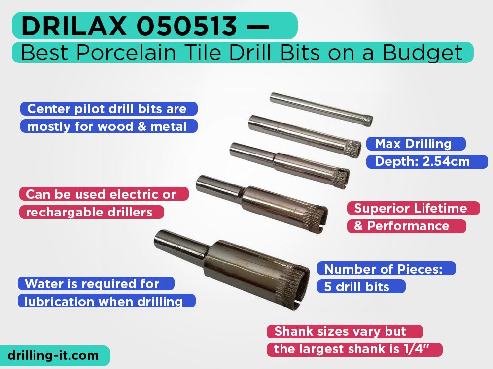 Best Drill Bits For Porcelain Tile, What Drill Bit Is Best For Tiles