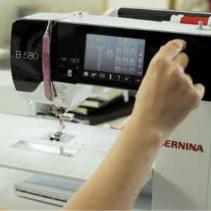Bernina 580 semi-automatic needle threader