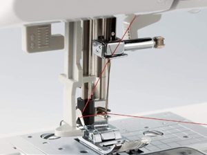 Brother Project Runway CS5055PRW sewing machine is the automatic needle threader