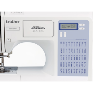 Brother Project Runway CS5055PRW sewing machine comes with an LCD display screen