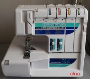 Elna 744 sewing machine is the color coding