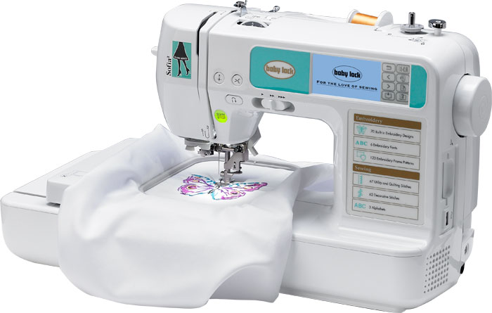 Baby Lock Sofia 2 70 built-in embroidery designs